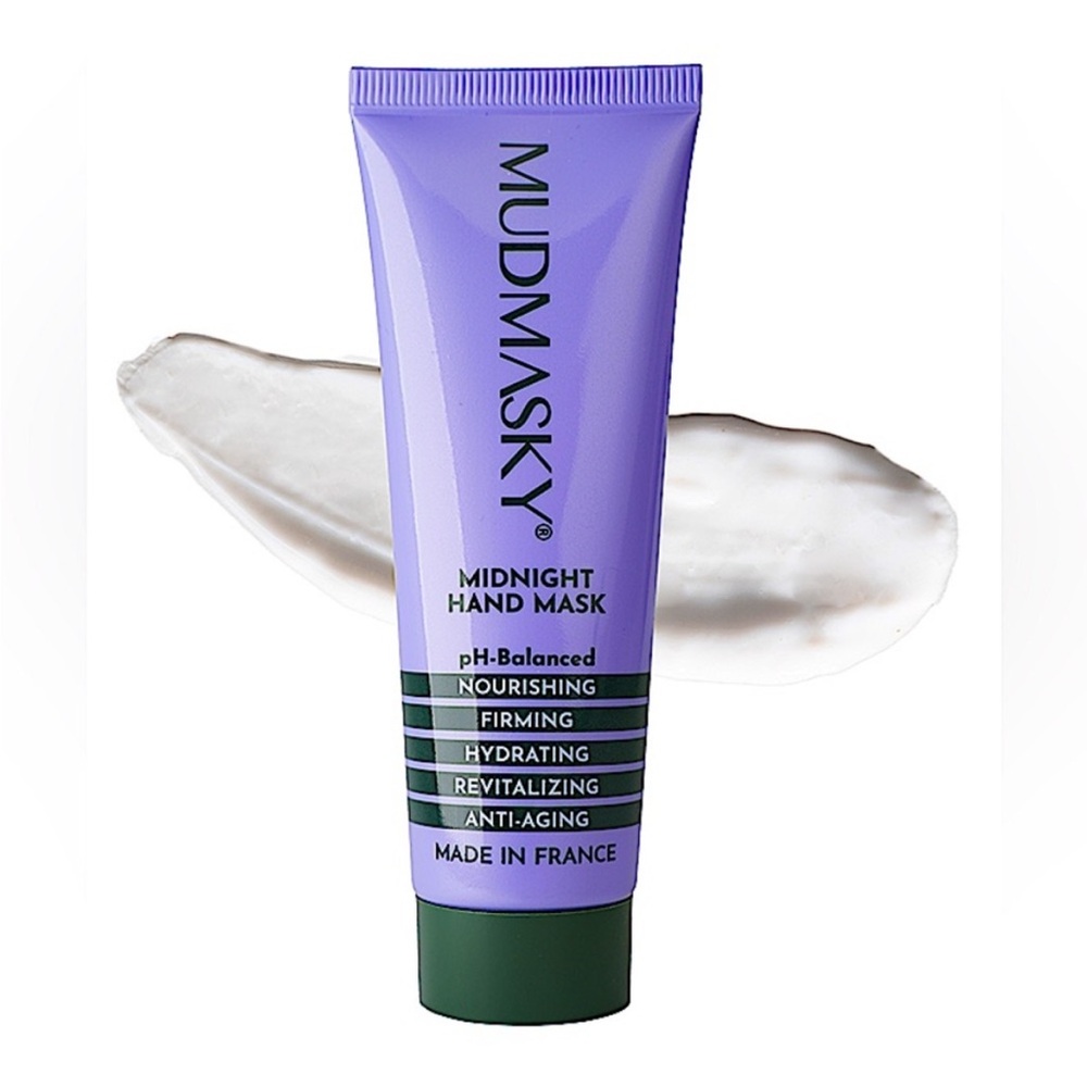 2/$12 Mudmasky MIDNIGHT hand mask 
pH-Balanced
NOURISHING
FIRMING
